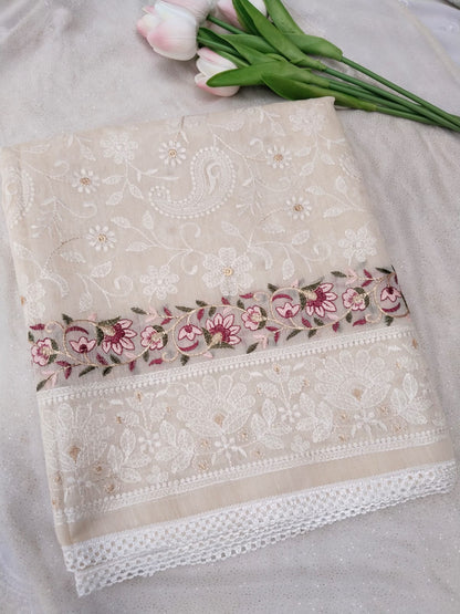 Embroidery Shawl Floral